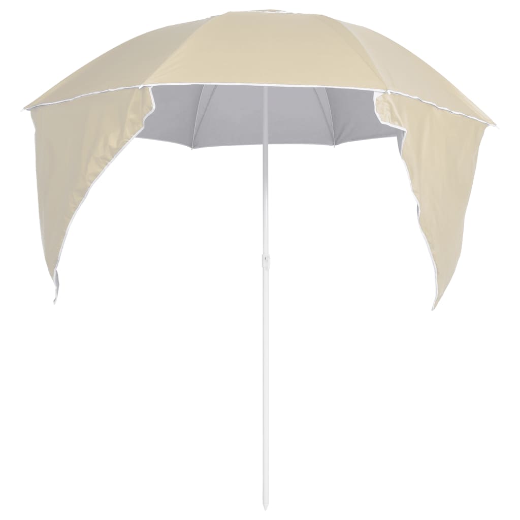 Beach Parasol With Side Walls 215 Cm