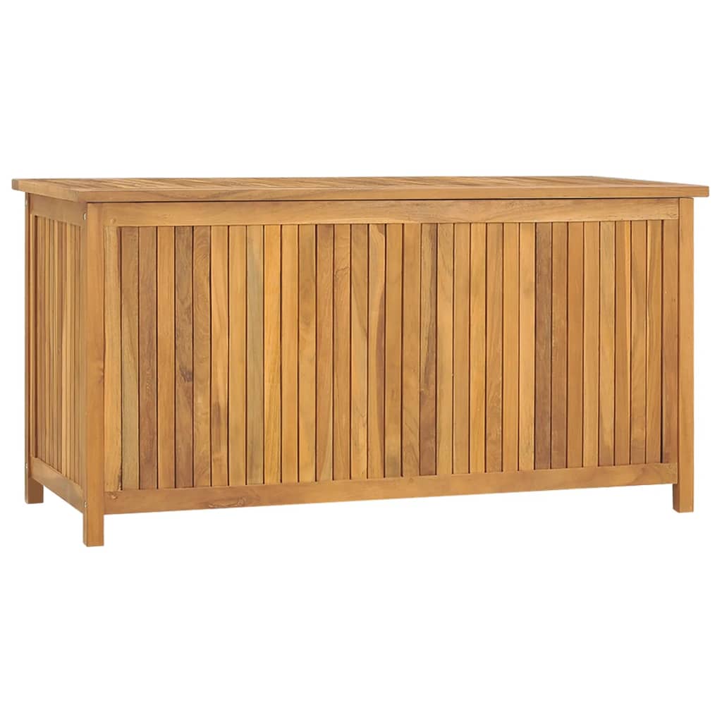 Garden Storage Box Solid Teak Wood