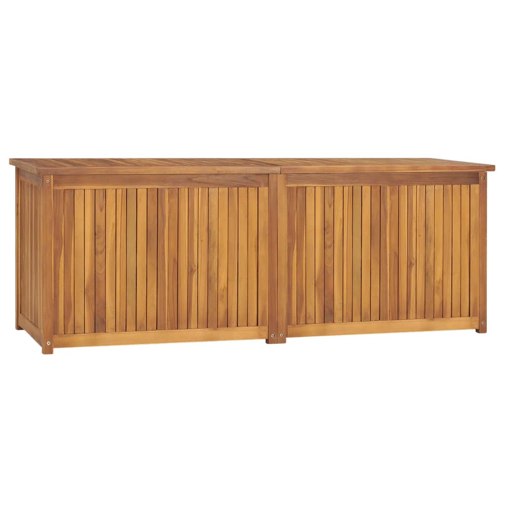 Garden Storage Box Solid Teak Wood