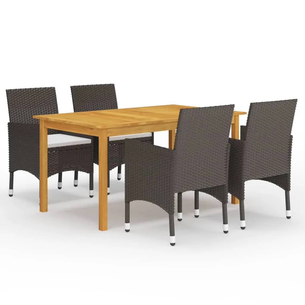 7 Piece Garden Dining Set With Cushions