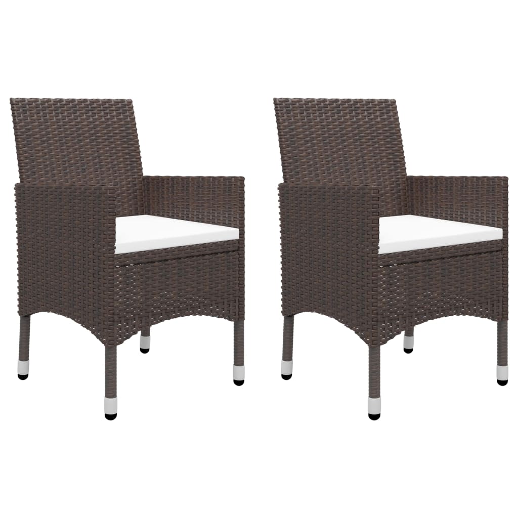 3 Piece Garden Dining Set With Cushions