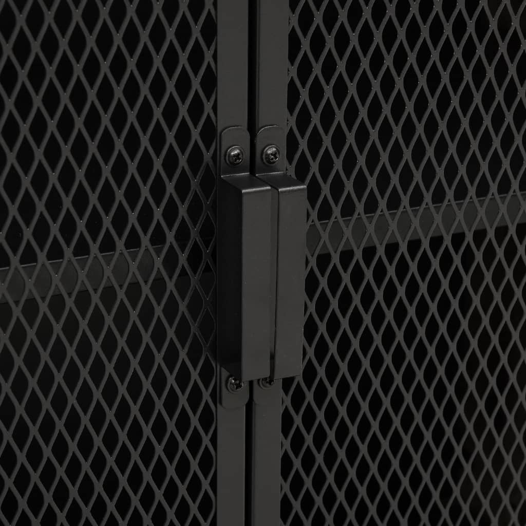 Storage Cabinets 2 Pcs 72X36X82 Cm Metal And Mdf