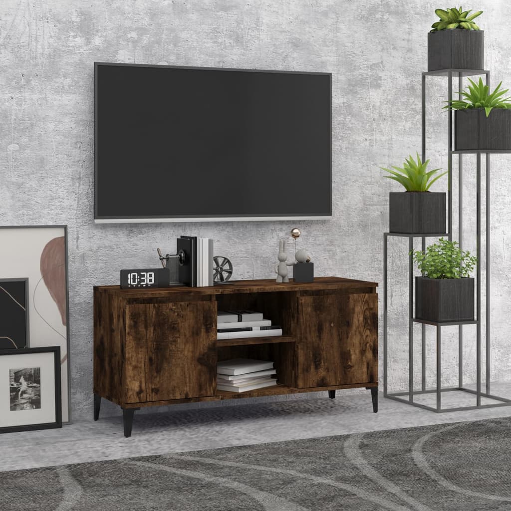 Tv Cabinet With Metal Legs 103.5X35X50 Cm