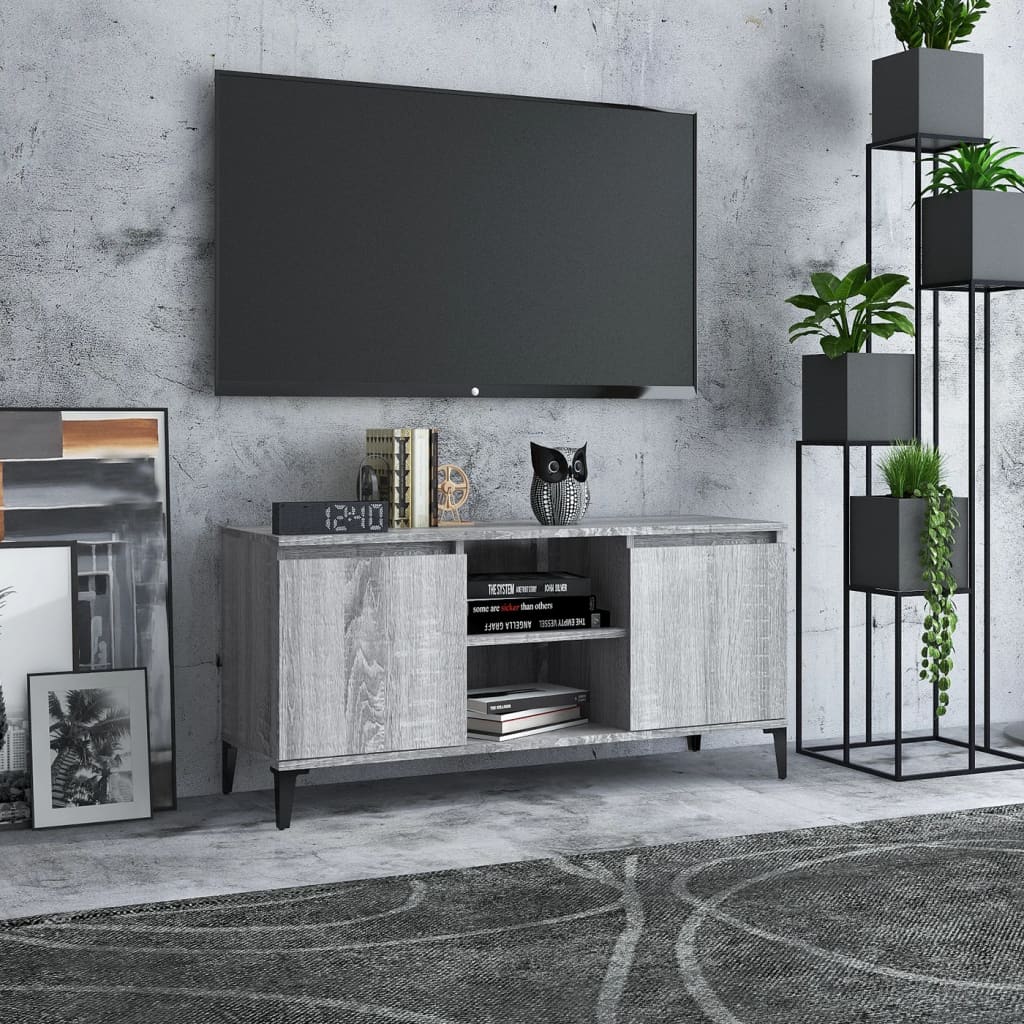 Tv Cabinet With Metal Legs 103.5X35X50 Cm