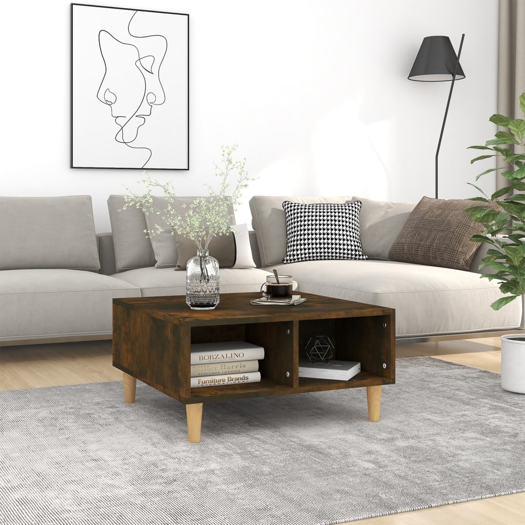 Coffee Table 60X60X30 Cm Engineered Wood