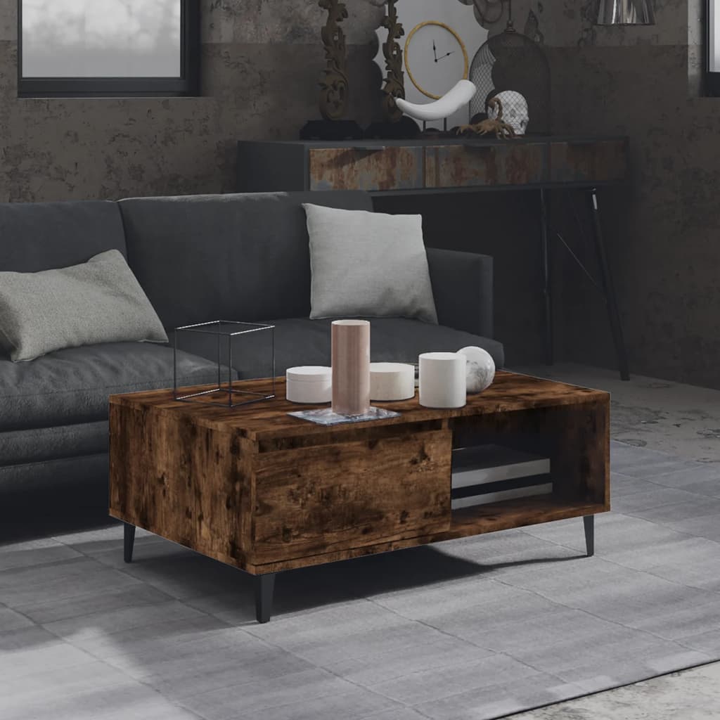 Coffee Table 90X60X35 Cm Engineered Wood
