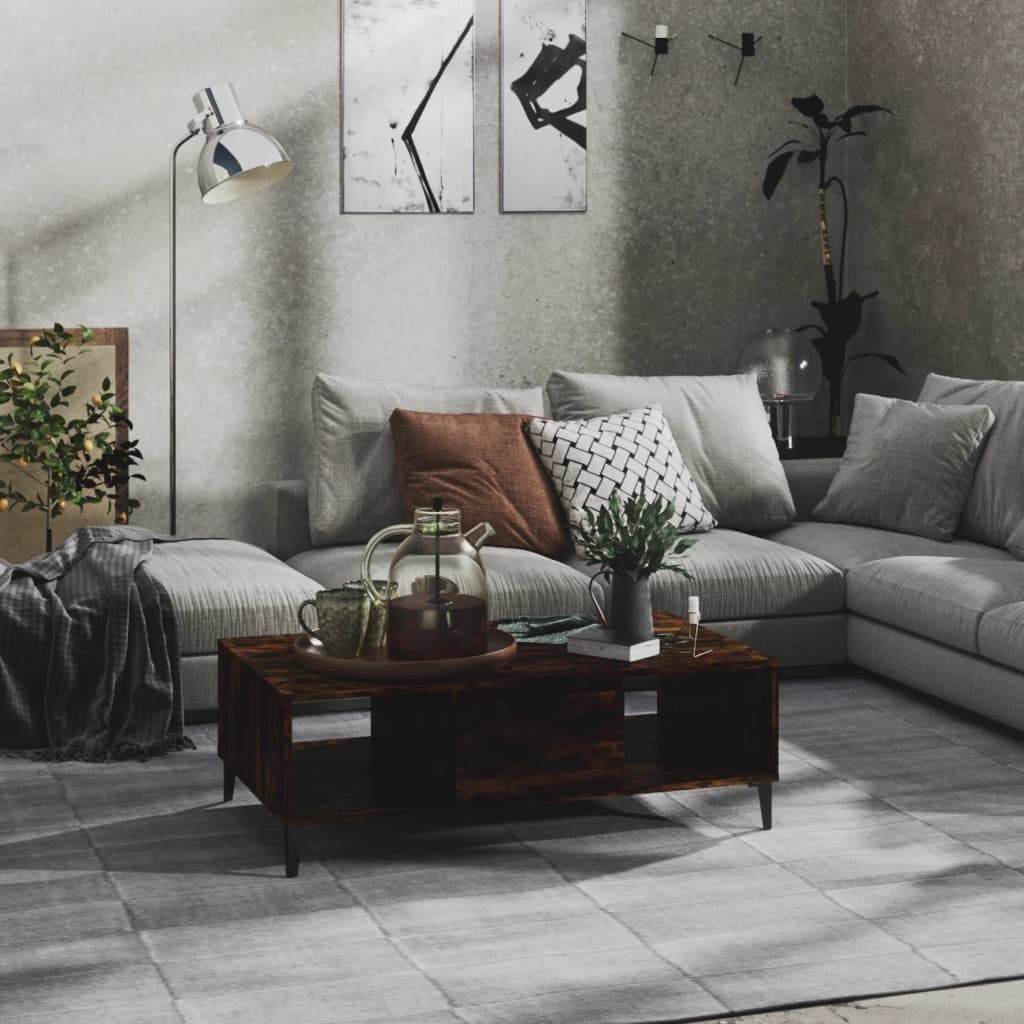 Coffee Table 103.5X60X35 Cm Engineered Wood