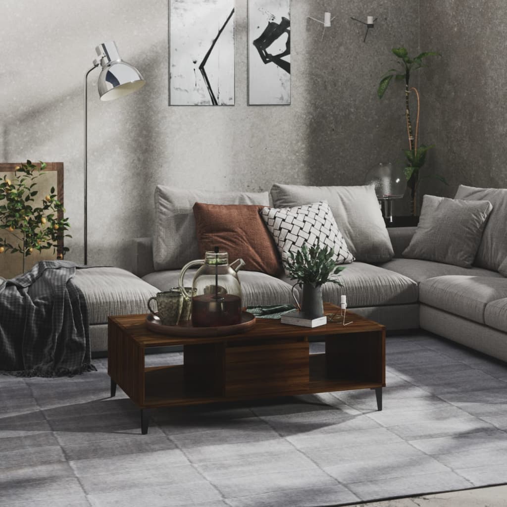 Coffee Table 103.5X60X35 Cm Engineered Wood