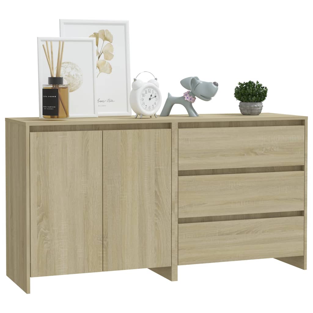 2 Piece Sideboard Engineered Wood