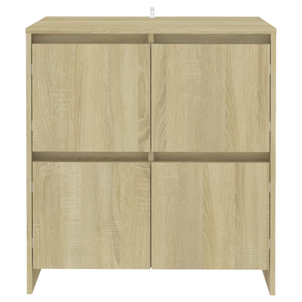 Sideboards 2 Pcs 70X41X75 Cm Engineered Wood