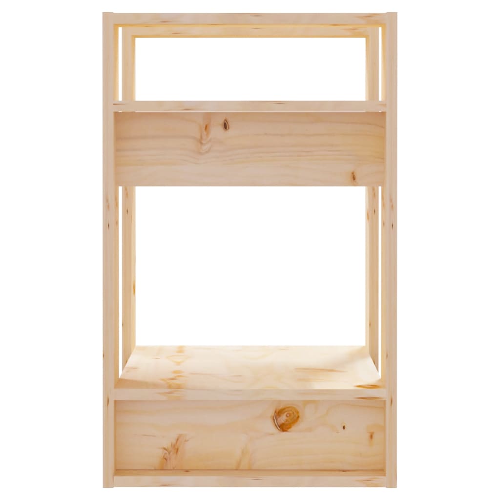 Book Cabinet/Room Divider 41X35X57 Cm Solid Wood Pine