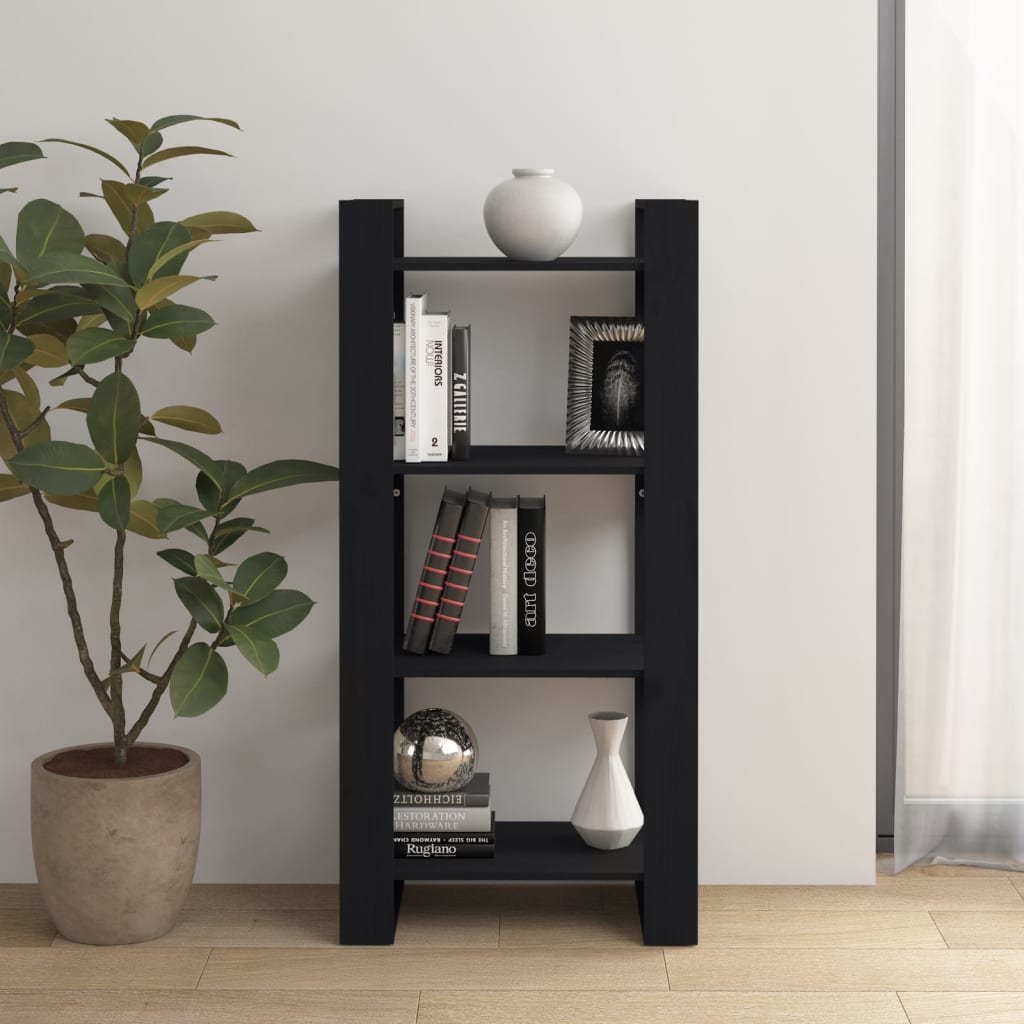 Book Cabinet/Room Divider 60X35X125 Cm Solid Wood