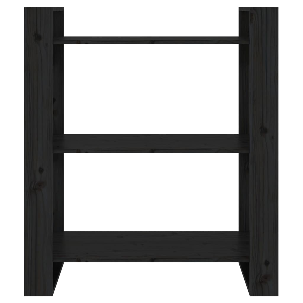 Book Cabinet/Room Divider 80X35X91 Cm Solid Wood Pine