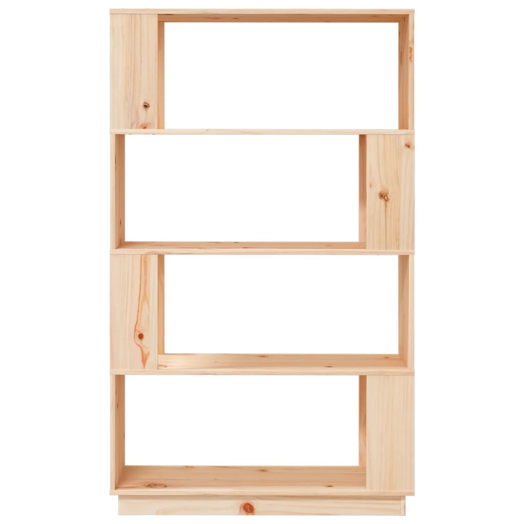 Book Cabinet/Room Divider 80X25X132 Cm Solid Wood Pine