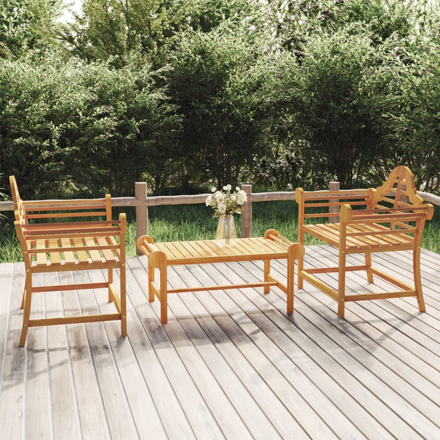Garden Chairs 2 Pcs 91X62X94 Cm Solid Wood Teak