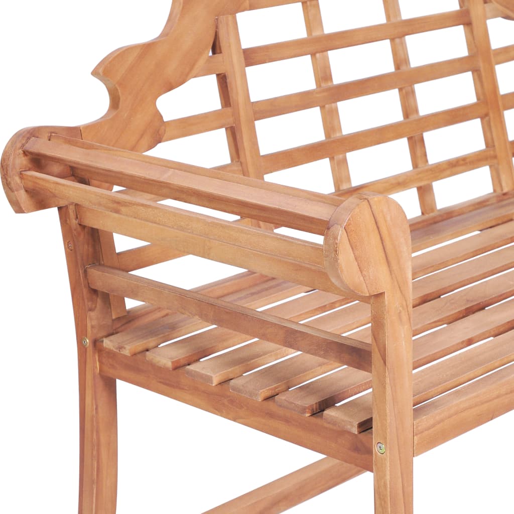 Garden Bench 127X58.5X92.5 Cm Solid Wood Teak