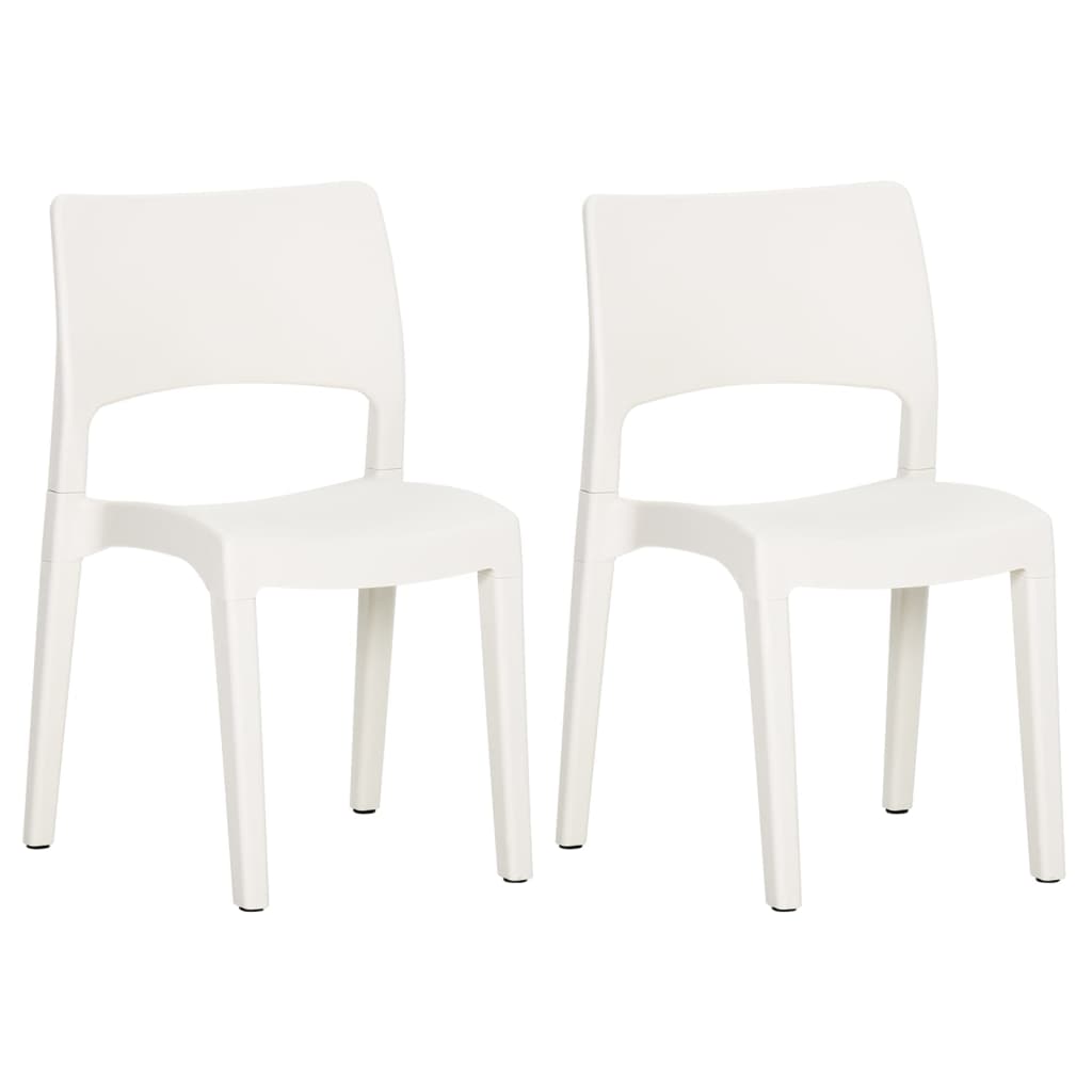 Garden Chairs 2 Pcs Polypropylene