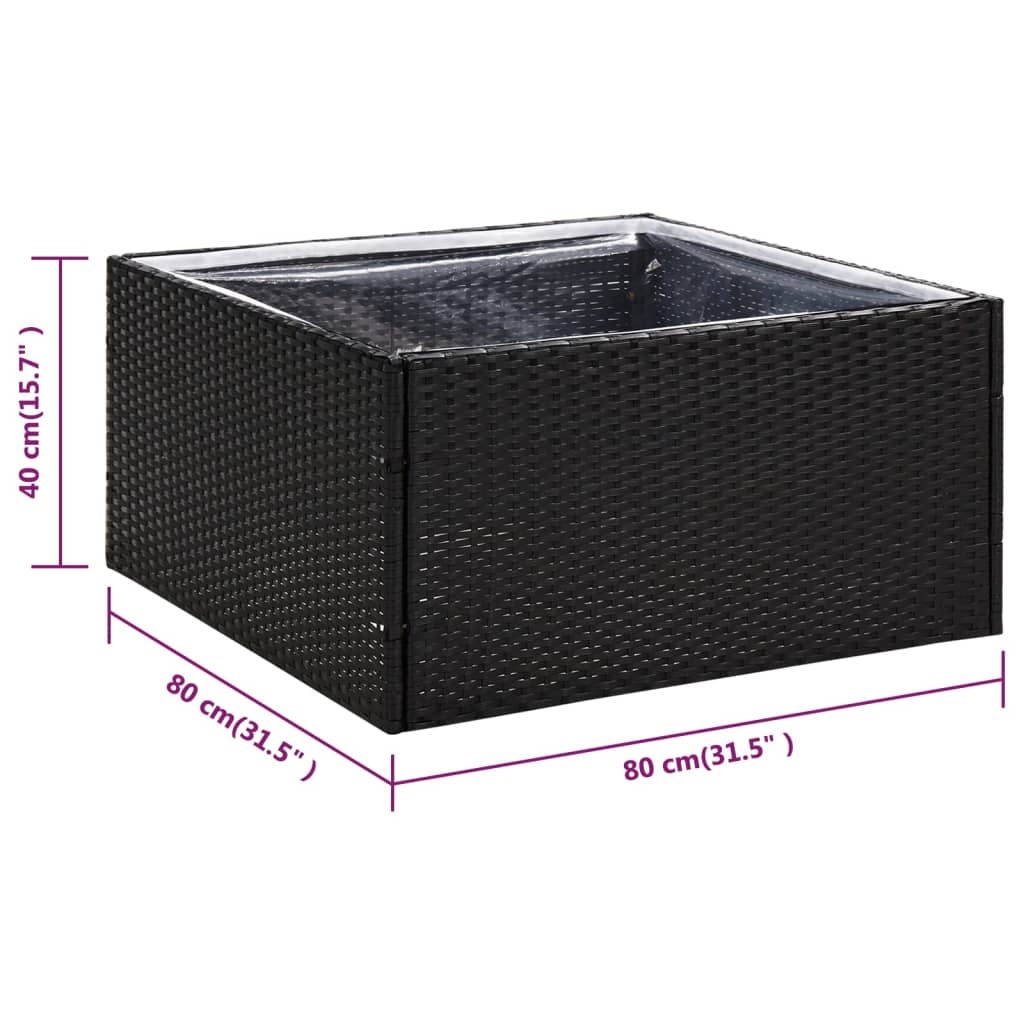 Garden Planter Poly Rattan