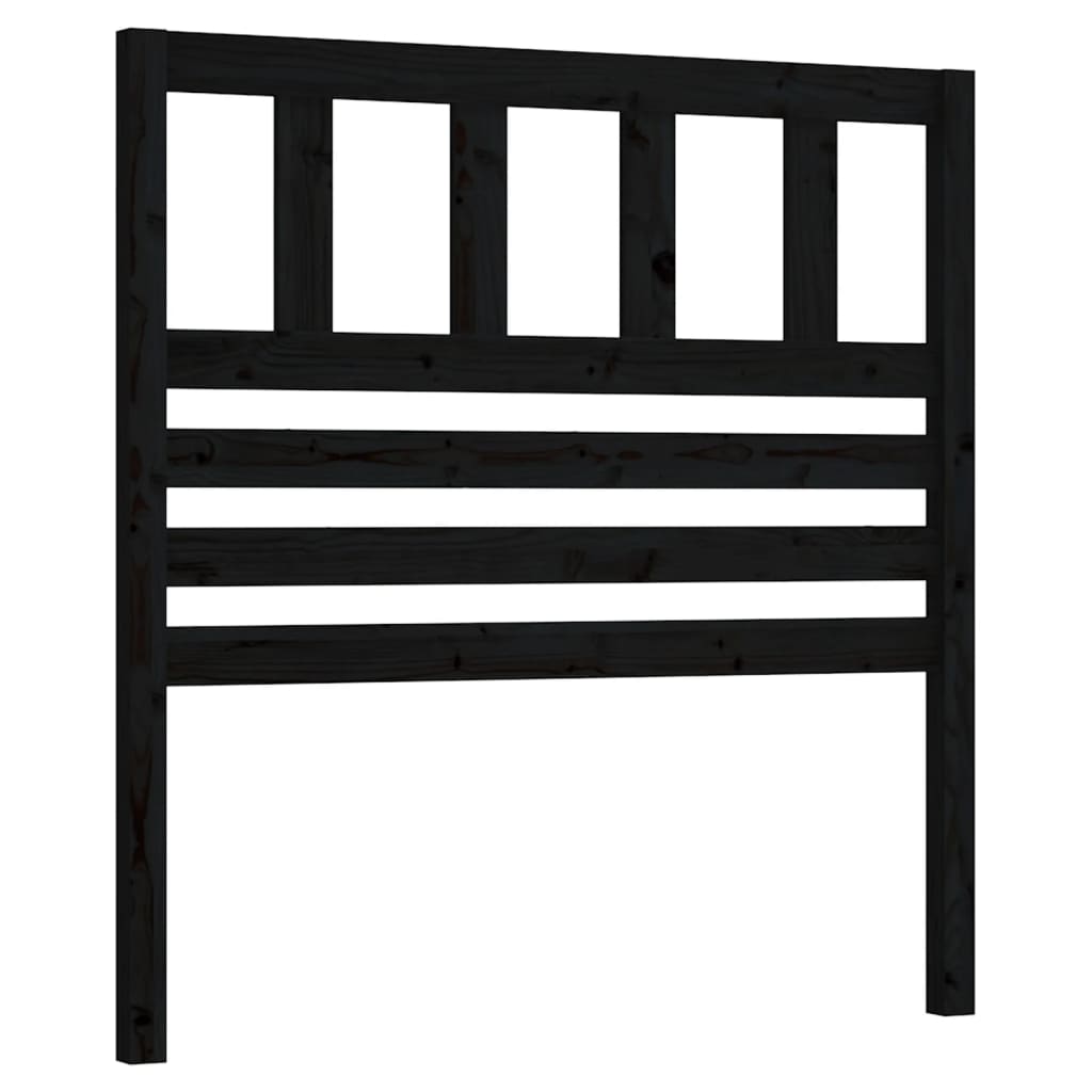 Bed Headboard 96X4X100 Cm Solid Wood Pine