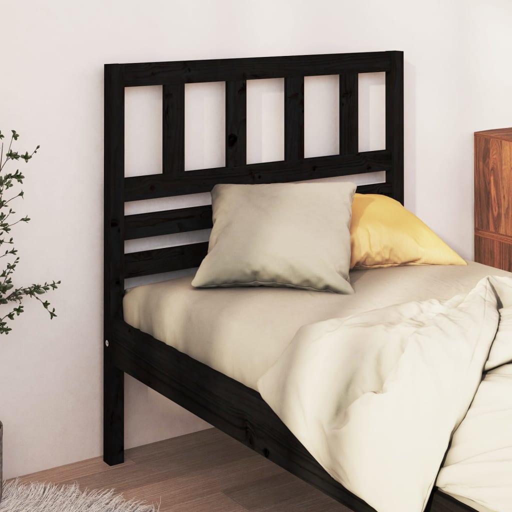 Bed Headboard 96X4X100 Cm Solid Wood Pine