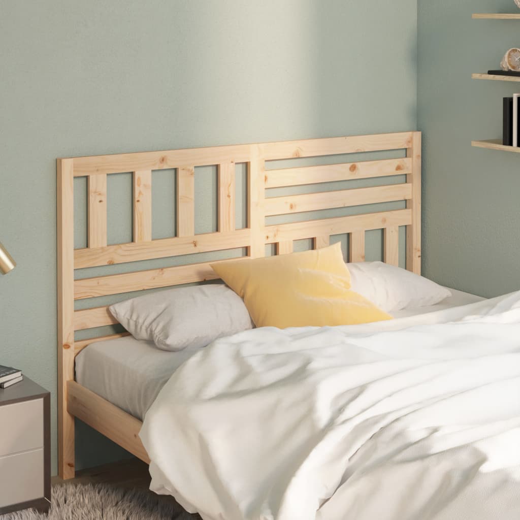 Bed Headboard 96X4X100 Cm Solid Wood Pine