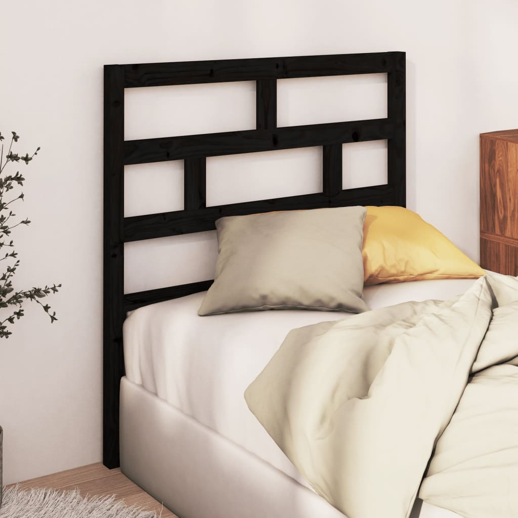 Bed Headboard 96X4X100 Cm Solid Wood Pine