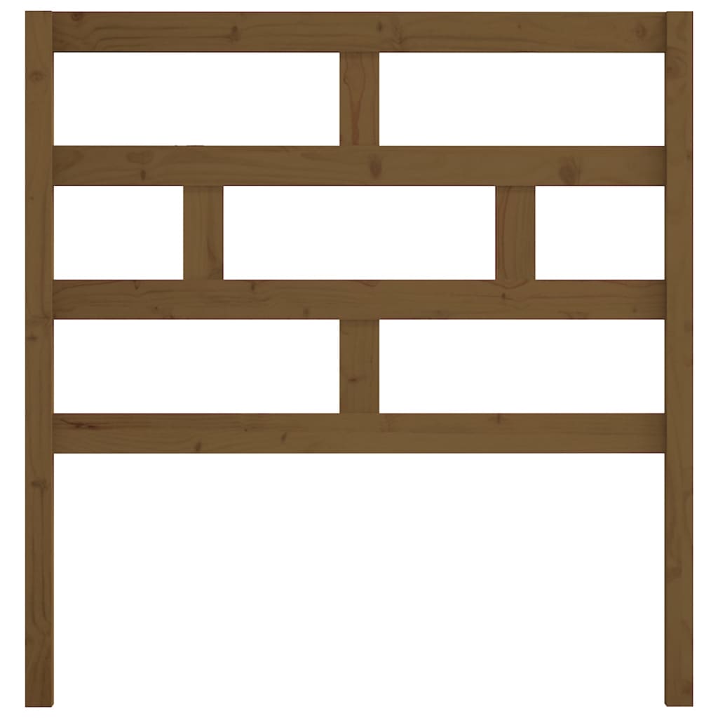 Bed Headboard 96X4X100 Cm Solid Wood Pine