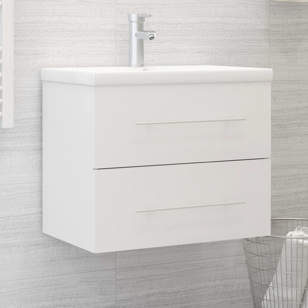 Sink Cabinet With Built-In Basin Engineered Wood