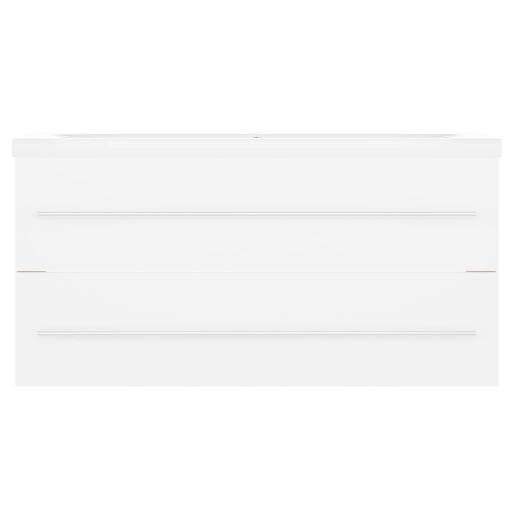 Sink Cabinet With Built-In Basin Engineered Wood