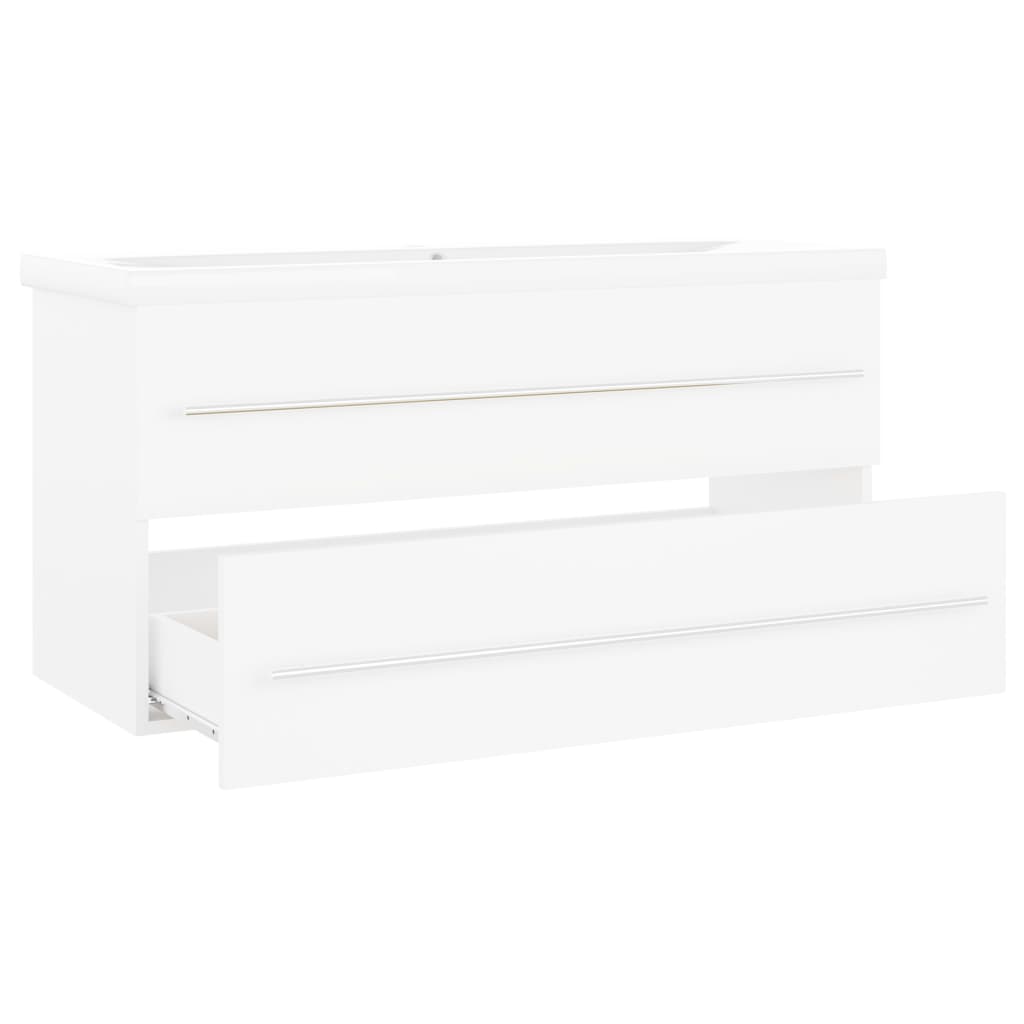 Sink Cabinet With Built-In Basin Engineered Wood