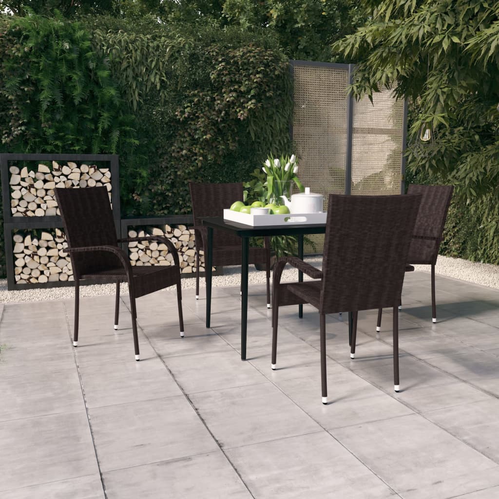 5 Piece Garden Dining Set