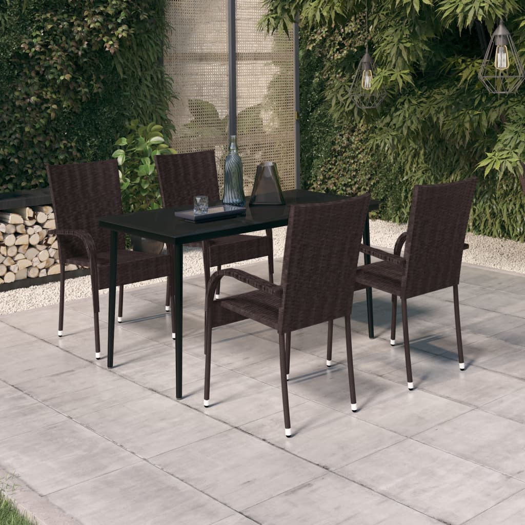 5 Piece Garden Dining Set