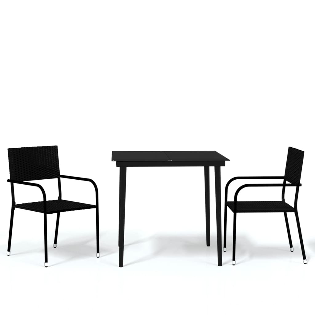 3 Piece Garden Dining Set