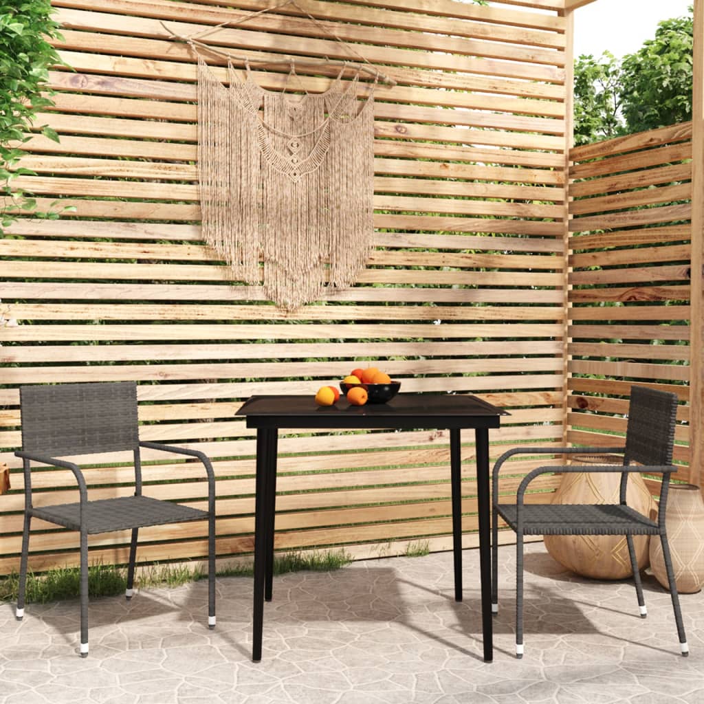 3 Piece Garden Dining Set