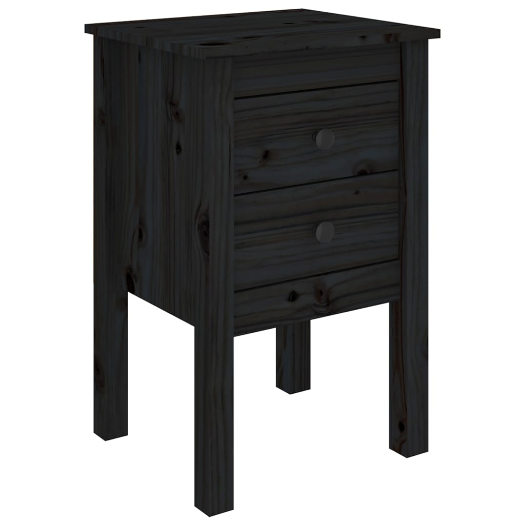 Bedside Cabinet 40X35X61.5 Cm Solid Wood Pine