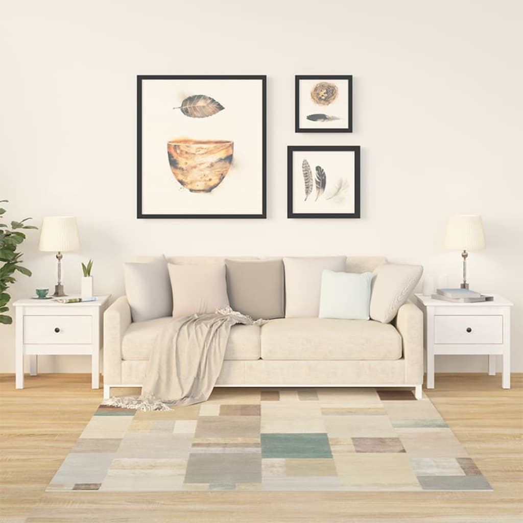 Side Table Solid Wood Pine