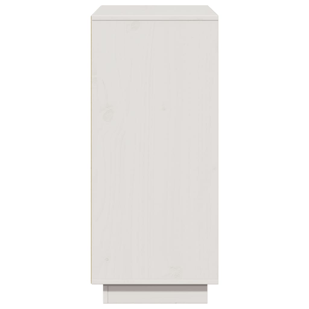 Sideboard 110.5X35X80 Cm Solid Wood Pine