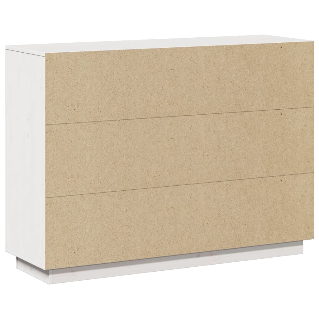 Sideboard 110.5X35X80 Cm Solid Wood Pine