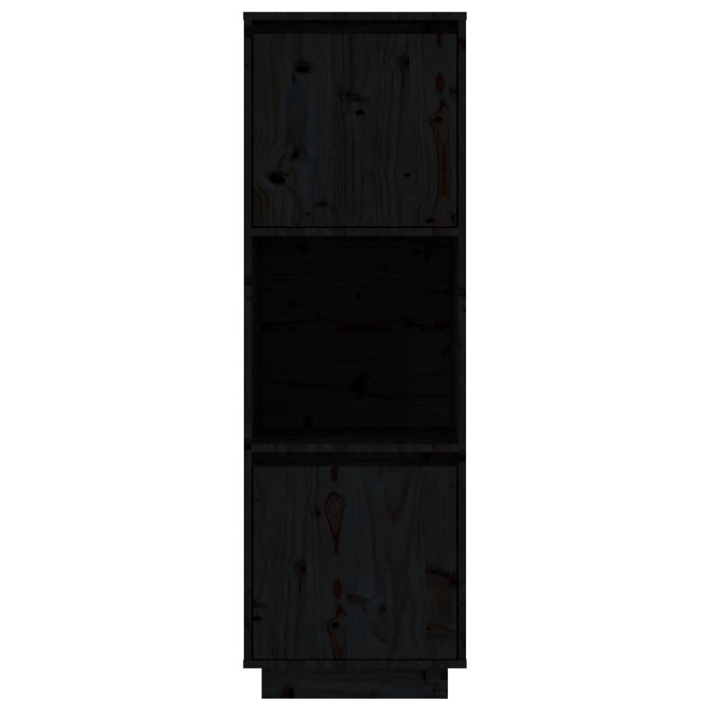 Highboard 38X35X117 Cm Solid Wood Pine