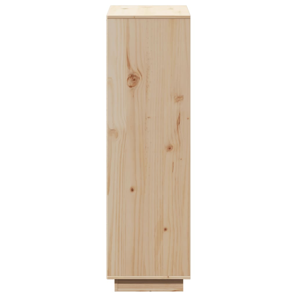 Highboard 110.5X35X117 Cm Solid Wood Pine
