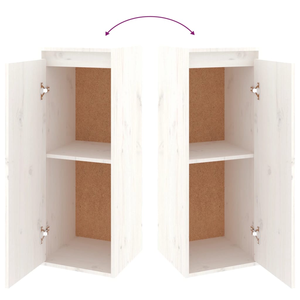 Tv Cabinets 4 Pcs Solid Wood Pine