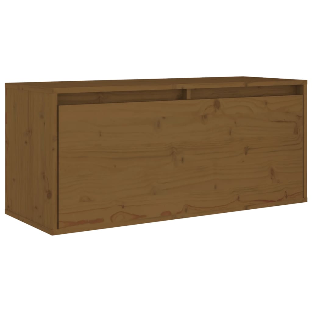 Tv Cabinets 5 Pcs Solid Wood Pine