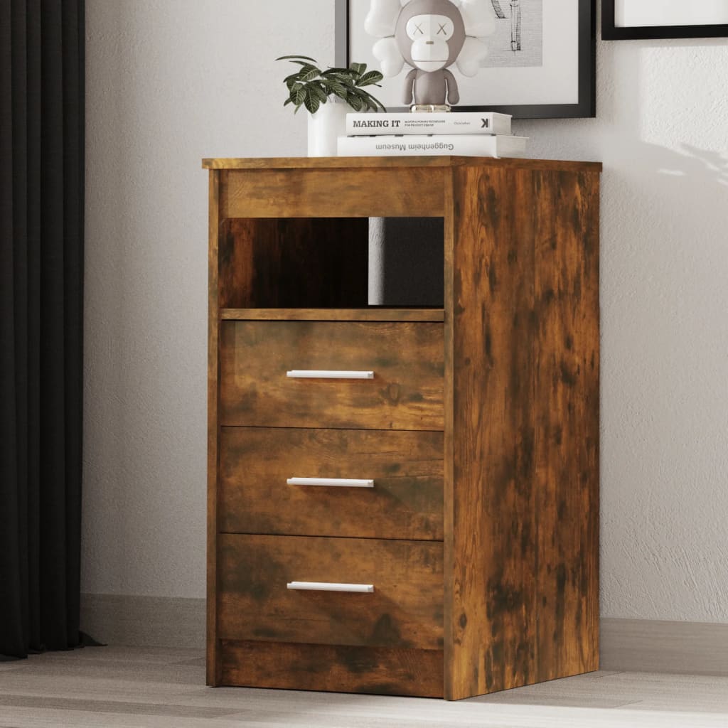Drawer Cabinet 40X50X76 Cm Engineered Wood