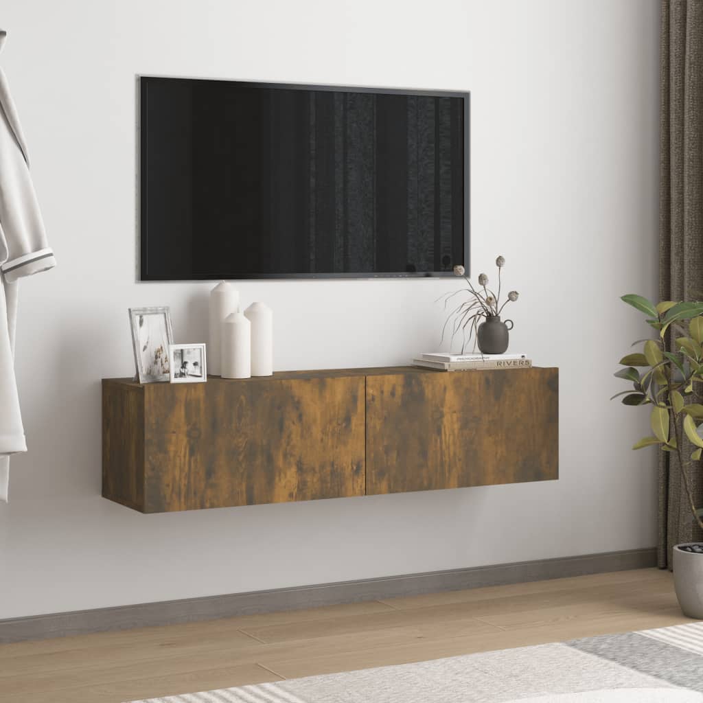 Tv Wall Cabinet 120X30X30 Cm Engineered Wood