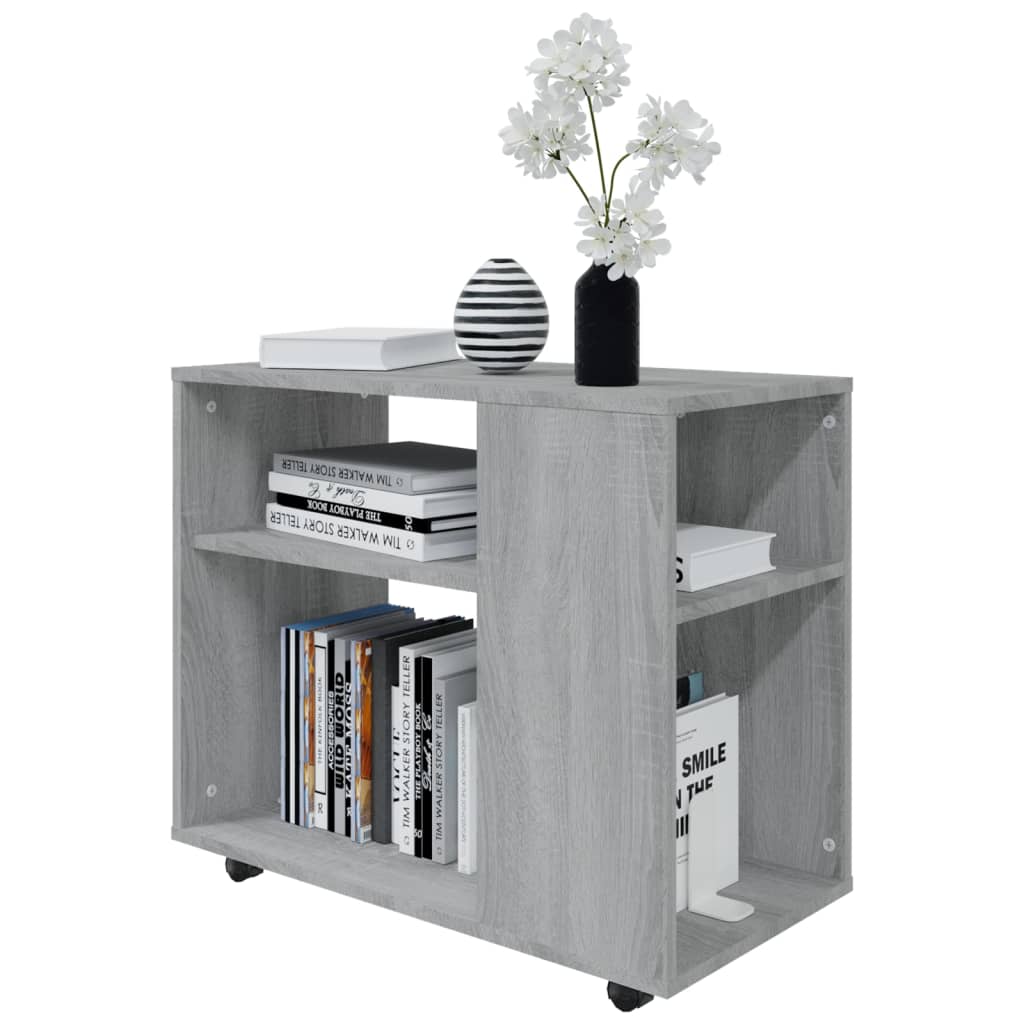 Side Table 70X35X55 Cm Engineered Wood