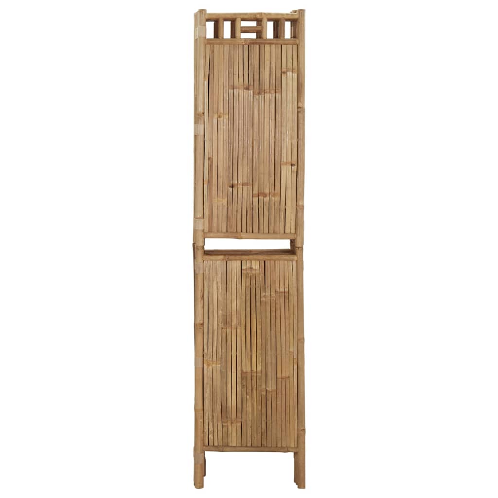 5-Panel Room Divider Bamboo
