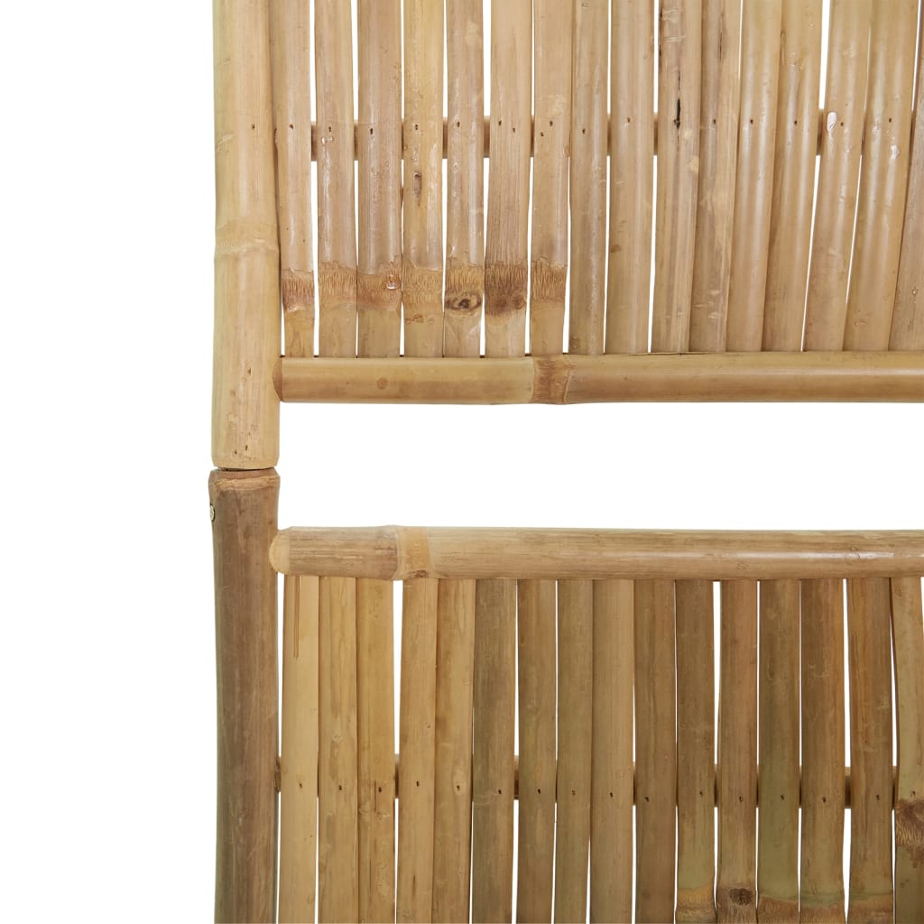 5-Panel Room Divider Bamboo