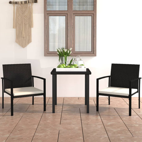 5 Piece Outdoor Dining Set Poly Rattan