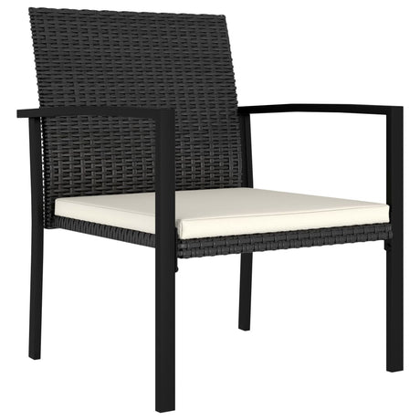 5 Piece Outdoor Dining Set Poly Rattan
