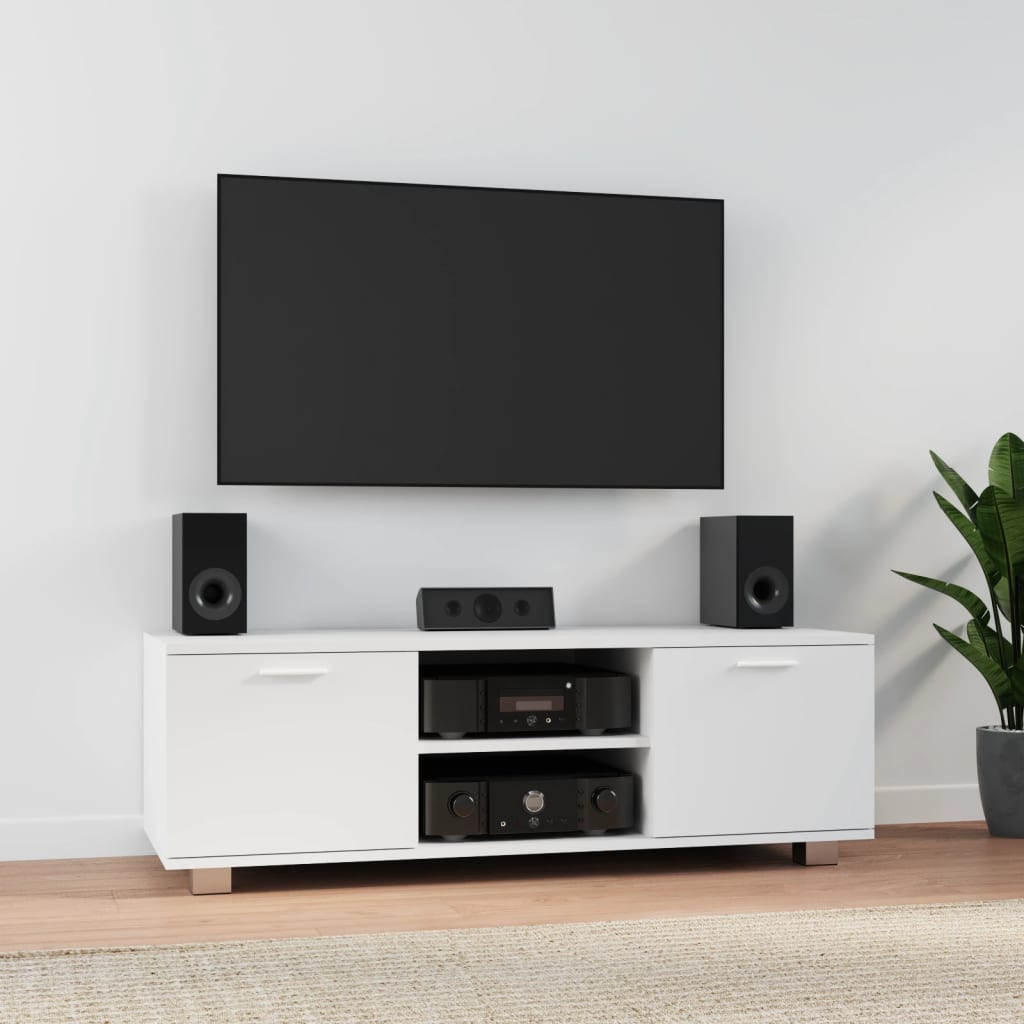 Tv Cabinet High-Gloss Black 120X40.5X35 Cm